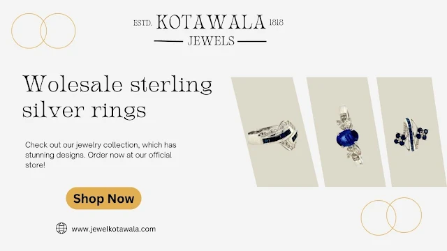 wholesale sterling silver rings  | Kotawala jewels