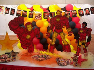 Decoracion de Fiestas Infantiles con Iron Man