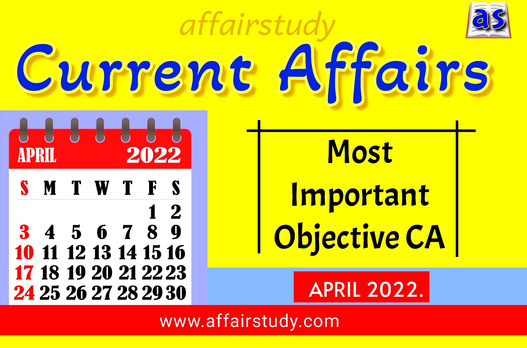 Current Affairs April 2022