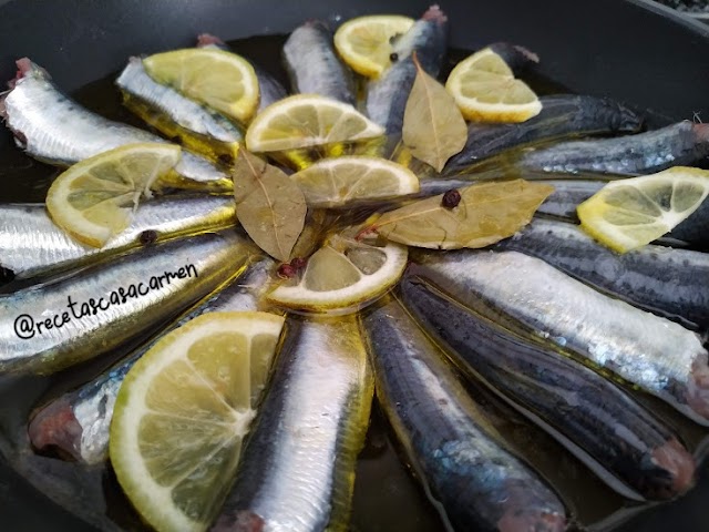 Sardinas en aceite hechas en casa