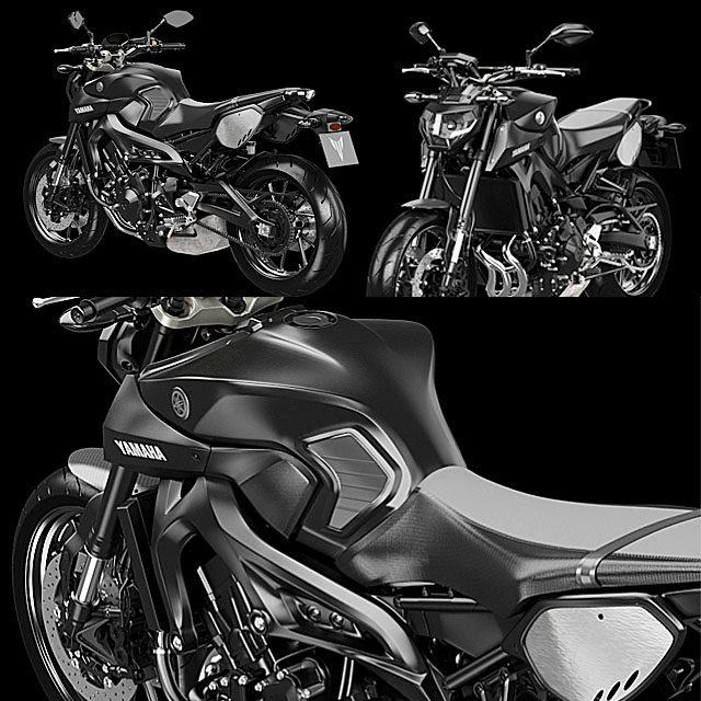 Yamaha MT-09 Tracer 3d model 