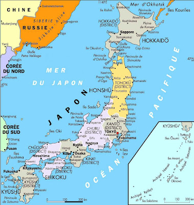 Map of Japan Country