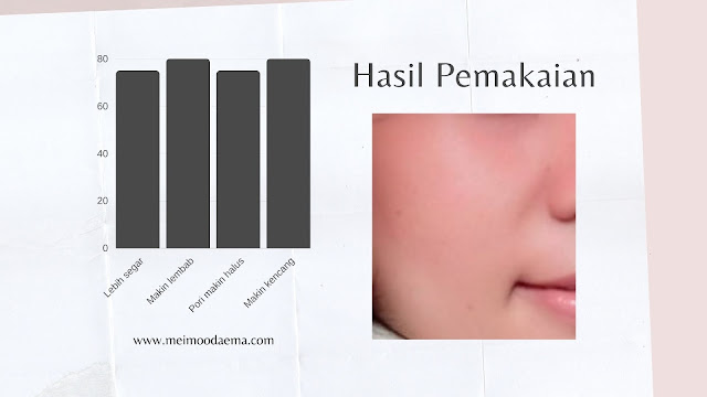 hasil pemakaian scarlet day night cream