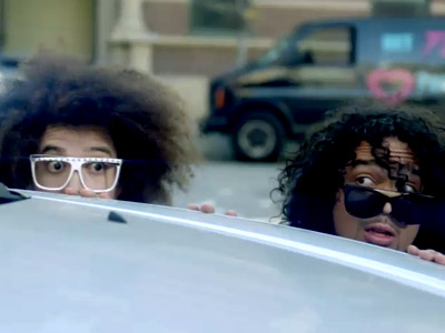 THE VIDEO FOR LMFAO PARTY ROCK ANTHEM IS PACKED WITH WILD CHARACTERS'