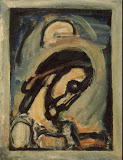 Head of Christ by Georges Rouault - Christianity, Religious Paintings from Hermitage Museum