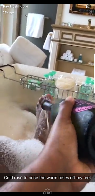 Hushpuppi lavishes millions on luxury items while shopping in Beirut, uses champagne to rinse his feet (Photos)