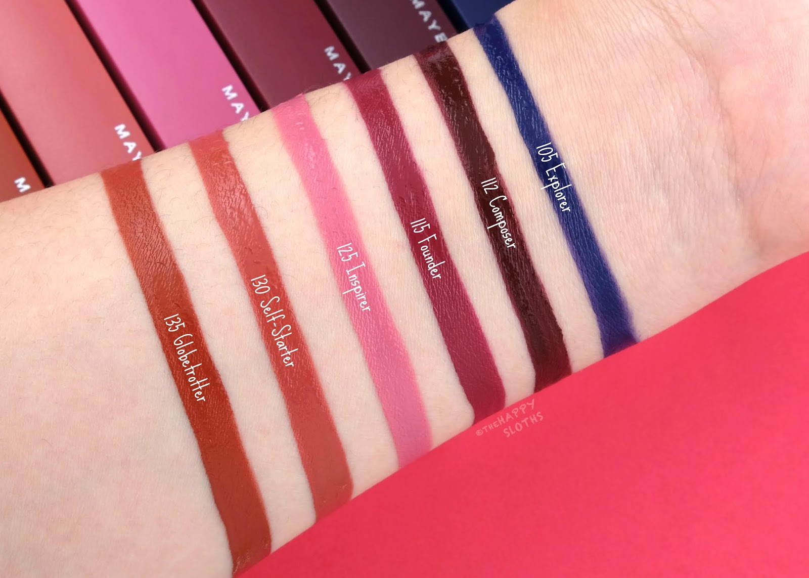 Maybelline Superstay Matte Ink *Spiced Edition* [Swatches + Comparisons]