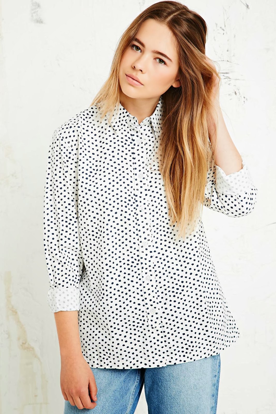 urban outfitters spotty shirt