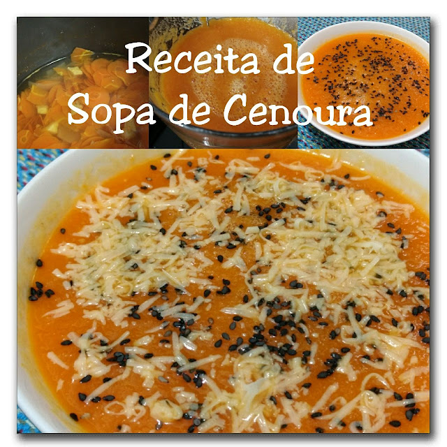 foto da sopa de cenoura