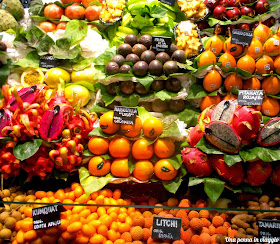 Il mercato della Boqueria Barcellona