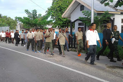 Perkuat Sinergitas, Koramil Dobo Gelar Olahraga Bersama TNI-Polri