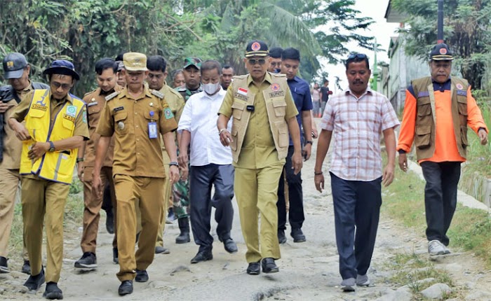 Irigasi Longsor di Huta Bayu Raja, Bupati Simalungun Minta Penanganan Cepat untuk Cegah Gagal Panen