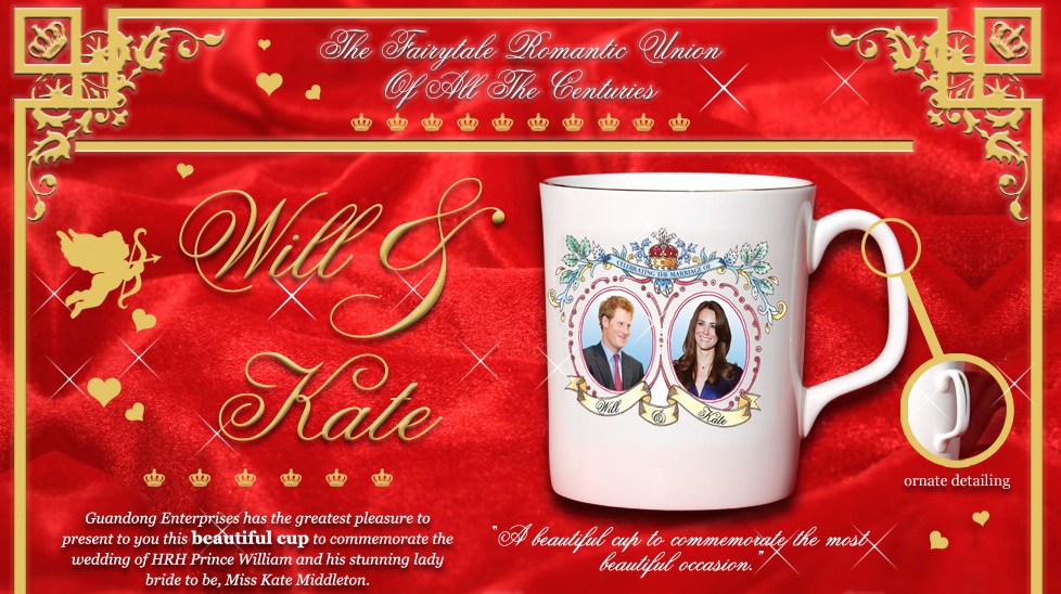 royal wedding mug mistake. Spot the mistake