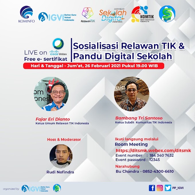 Sosialisasi Relawan TIK dan Pandu Digital Sekolah