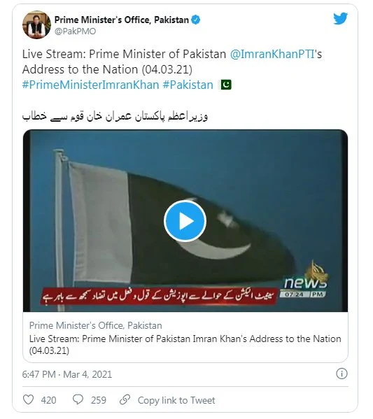 ‘ECP protected those who made money by holding Senate elections through secret ballot’: PM Imran