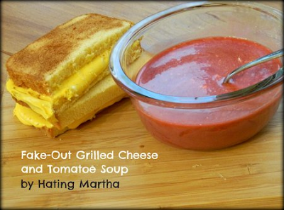 Fake Grilled Cheese and Tomato Soup