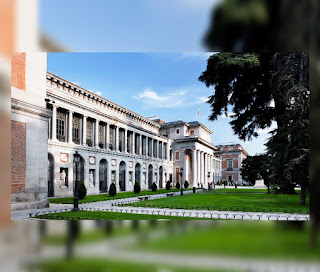 This is an illustraton of The Museo del Prado (One of the best art galleries in the World)