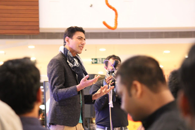 Chef Ranveer Brar in conversation with the audience