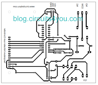 AVR Microcontroller based Temperature Controller project PCB Layout