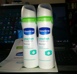 new Vaseline compressed deodorant