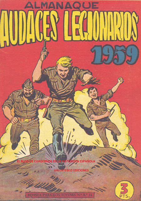 Almanaque Audaces Legionarios 1959. Maga