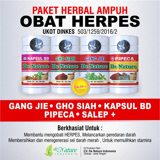 obat herpes alami