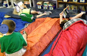 Camping Friday! We celebrated our learning all week with a camping theme. See what we did!