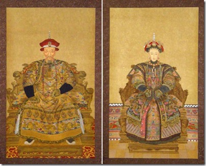 Giuseppe Castiglione - Portraits of the Emperor and Empress