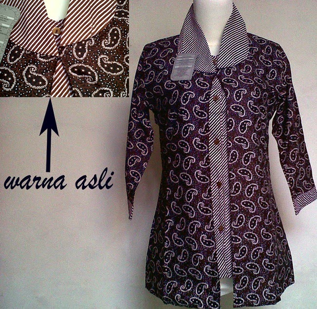 Aneka Pilihan Model  Baju  Batik  Kantor Lengkap