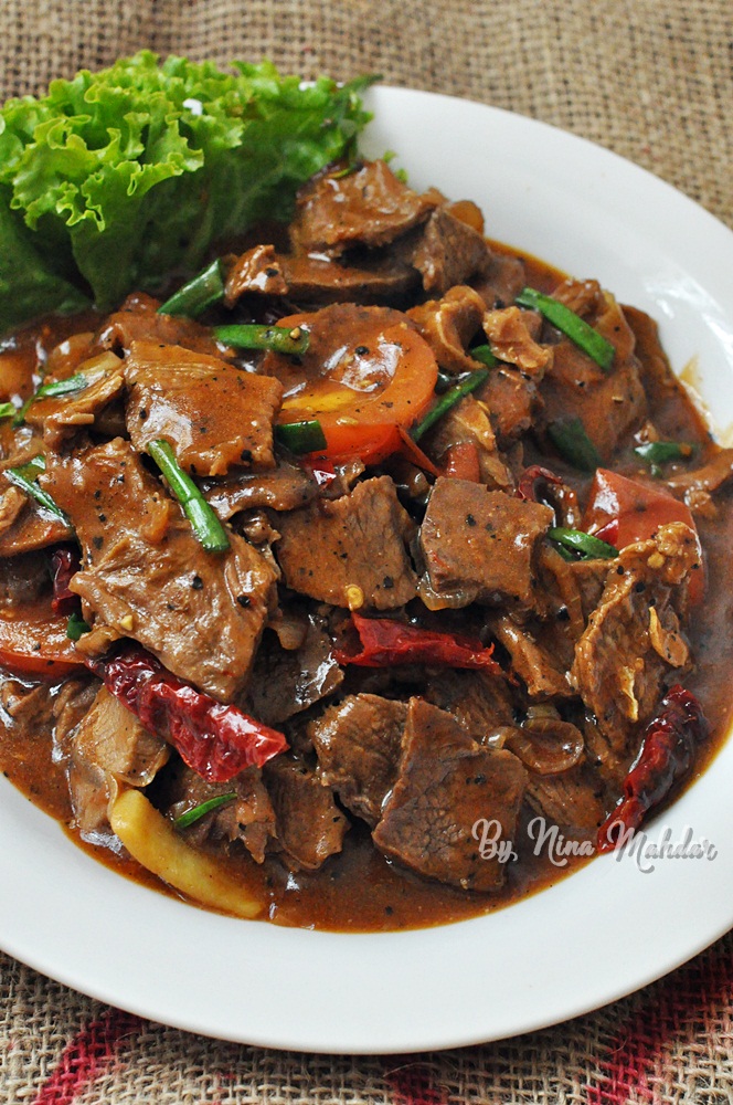 Nina Mahdar: DAGING MASAK BLACK PEPPER