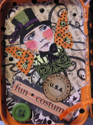 Halloween postcard invitations