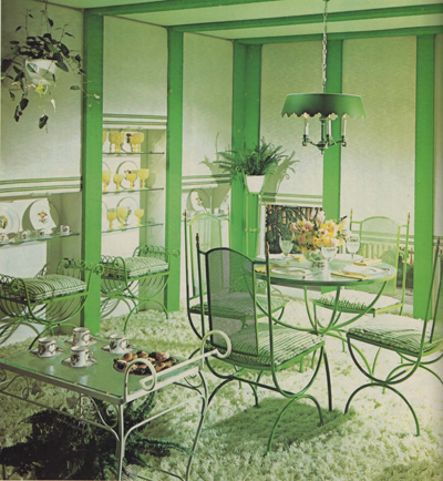 Mod and Mint: 5 Amazing Monochromatic Vintage Interiors