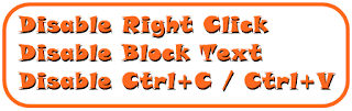 Disable Right Click,Disable Block Text,Disable Ctrl+C,disable Ctrl+V ,copy paste