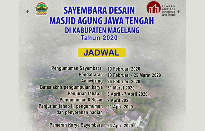 Sayembara Arsitektur Pembangunan Masjid Agung Jawa Tengah MAJT