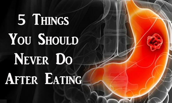 5 Things You Should Never Do After Eating! (No.4 Is Really Dangerous For Your Health) 