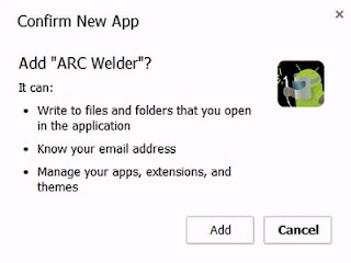 cara menjalankan aplikasi android di pc dengan install arc welder