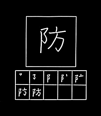 kanji mencegah