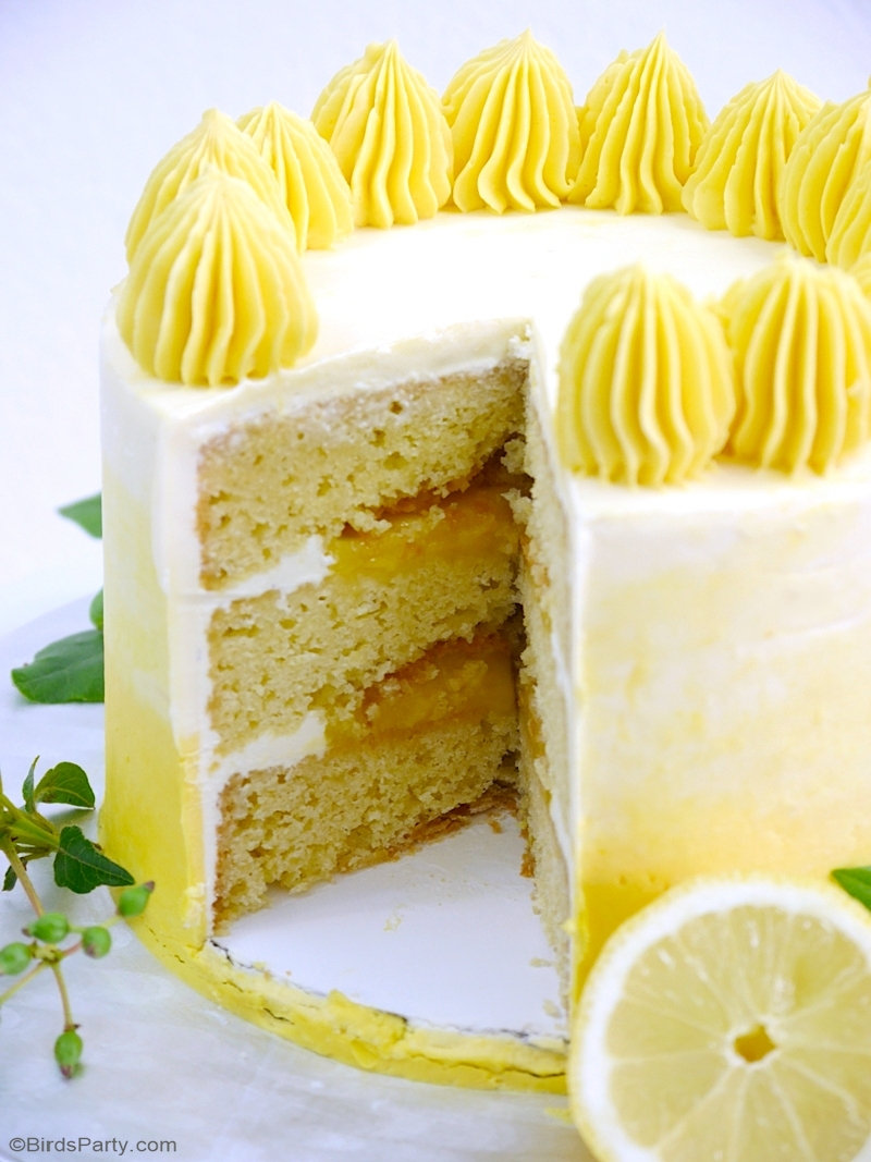 Layer Cake Ombre Au Citron Fetes Party Printables