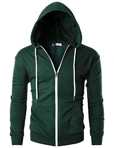 Mens Hoodie Slim Fit Long Sleeve Lightweight Zip-up With Pocket Manufacturer in Bangladesh