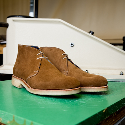 A Pair of Brown Leather Desert Boots