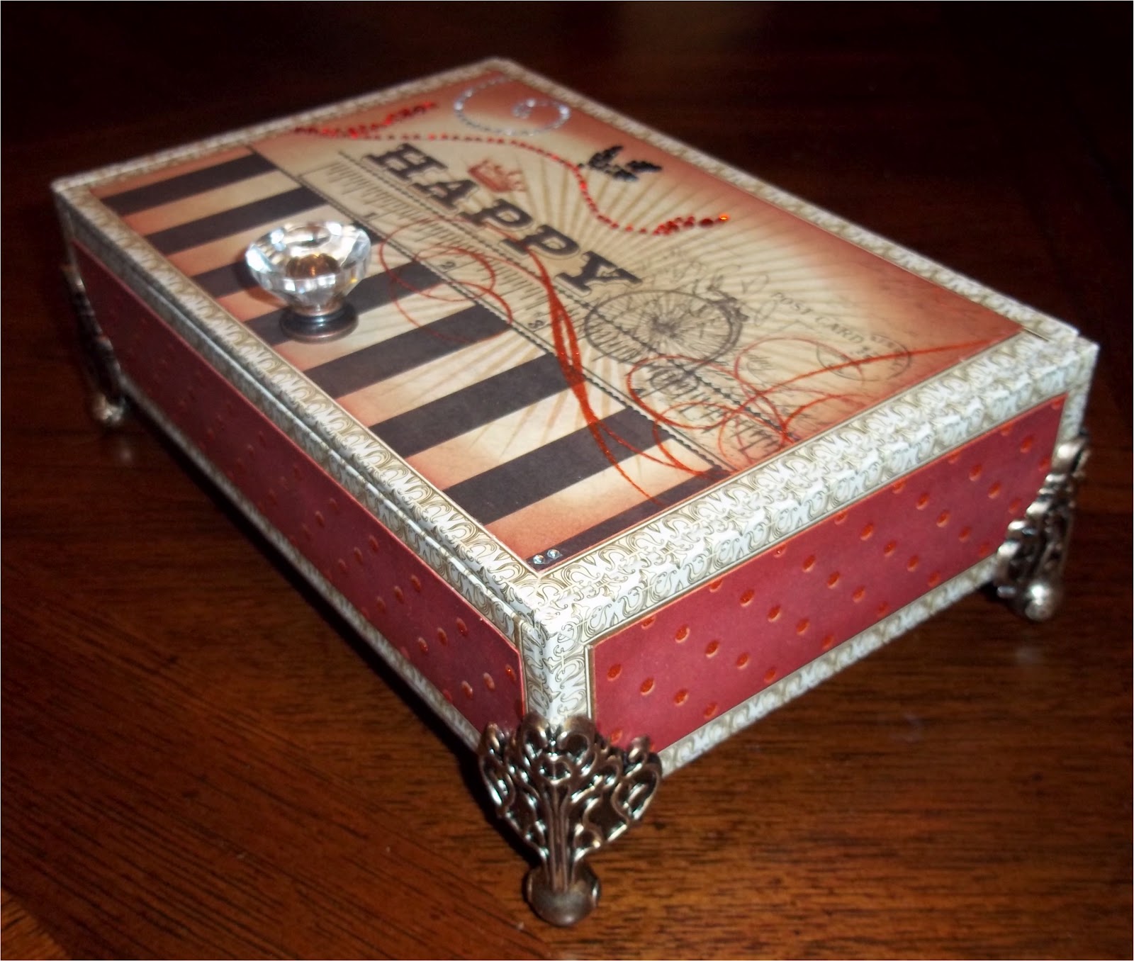 Paper, Paws, etc.: Decorative Cigar Box #3