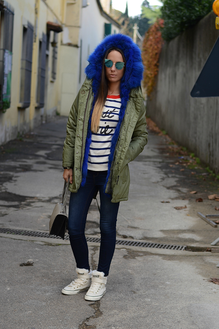 parka verde militare