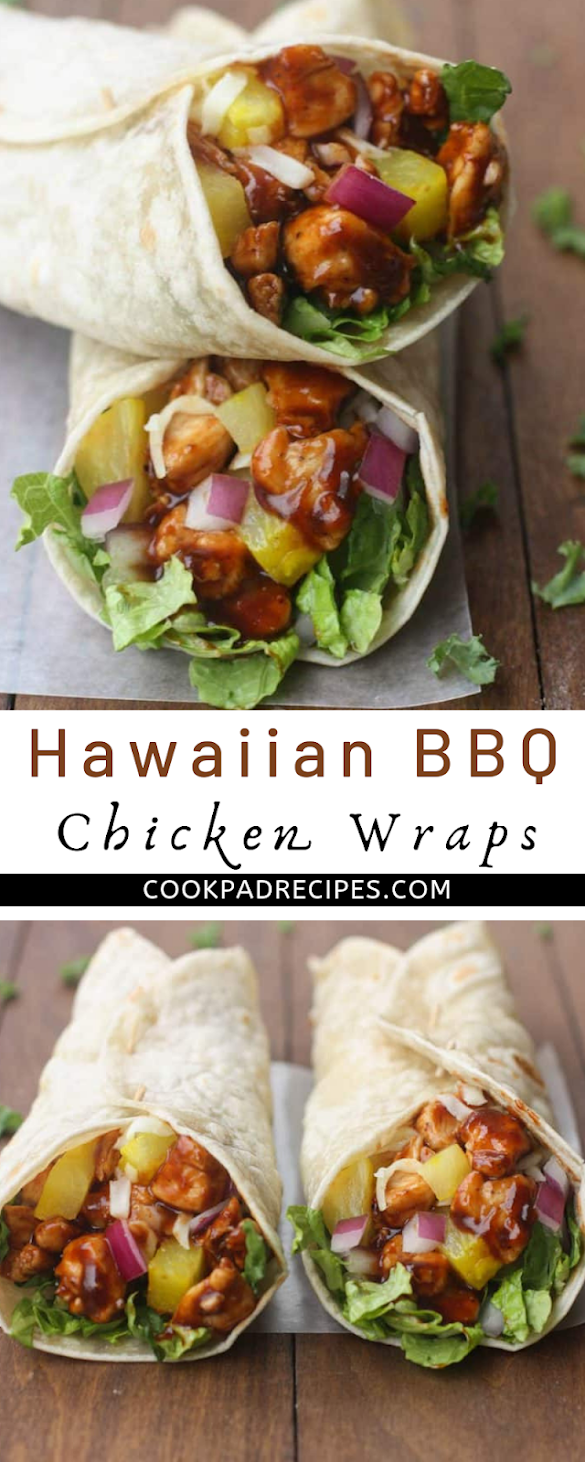 Hаwаііаn BBQ Chicken Wrарѕ