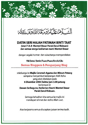 Contoh Surat Jemputan