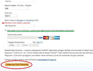 Tutorial Cara Membuat Akun Paypal tanpa verifikasi