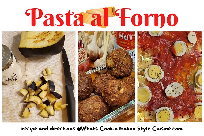 collage for pasta al forno recipe