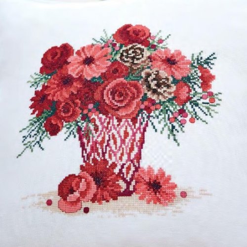 Festive Florals - Free Cross Stitch Pattern