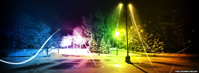 Colourful Car Park Facebook Cover