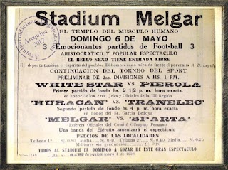 Partidos de Fútbol en el Stadium Melgar 1928