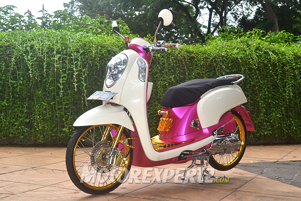 Kumpulan gambar modifikasi scoopy airbrush thailook velg 